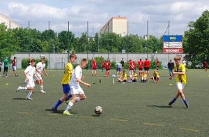 Mecz Wojewódzkich Półfinałów Igrzysk Młodzieży w piłce nożnej chłopców